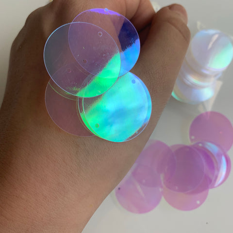 Giant Iridescent Discs