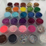 Rainbow Fine Cosmetic Glitter Set