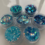 Feeling Blue Glitter Set