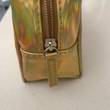 Gold Holographic Makeup Bag