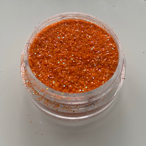 Bright Orange Fine Cosmetic glitter