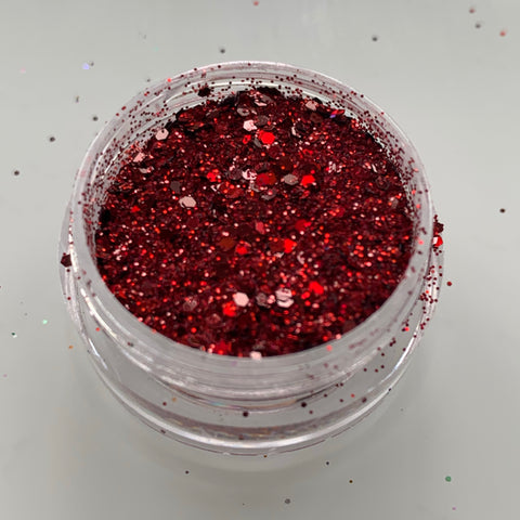 Bright Red Fine Cosmetic glitter