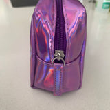 Lilac Holographic Makeup Bag