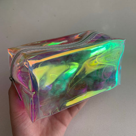 Iridescent Pop-up Makeup Bag