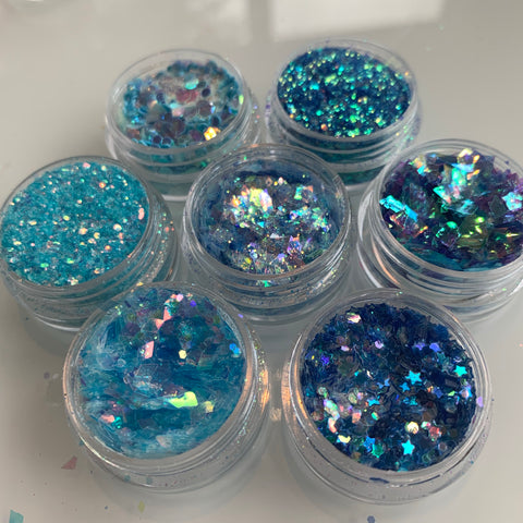 Feeling Blue Glitter Set