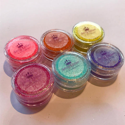 Bright Neon Cosmetic glitter set